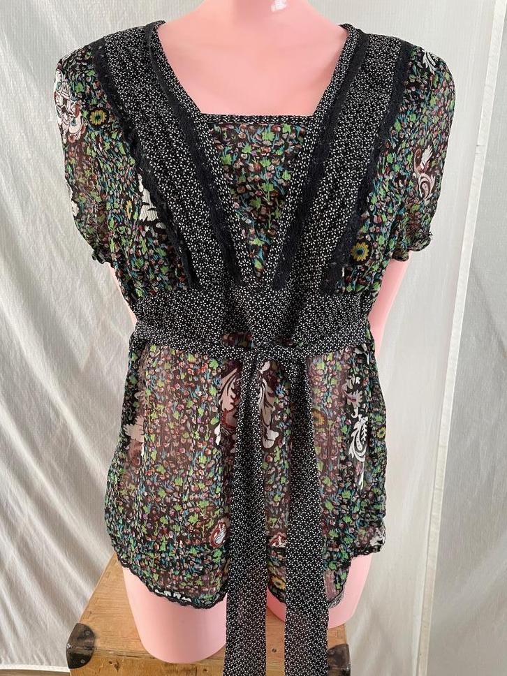 Tuniek van Miss Etam – Maat 38, Kleding | Dames, Blouses en Tunieken, Zo goed als nieuw, Maat 38/40 (M), Bruin, Ophalen of Verzenden