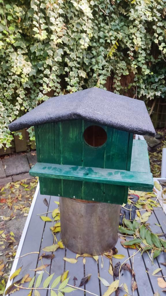 Stevige uilenkast met bitumen dak, Tuin en Terras, Vogelhuisjes en Vogelbaden, Ophalen of Verzenden