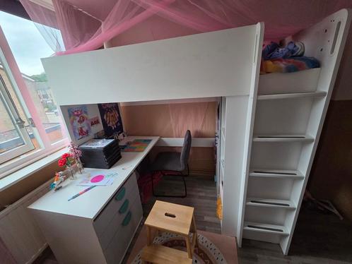 Smastad hoogslaper ikea, Kinderen en Baby's, Kinderkamer | Stapelbedden en Hoogslapers, Zo goed als nieuw, Hoogslaper, Ophalen