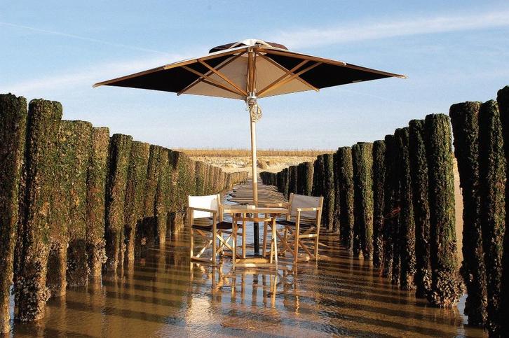Luxe Borek Parasol gloednieuw nooit gebruikt, Tuin en Terras, Overige Tuin en Terras, Nieuw, Ophalen