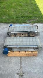 RVS Transportband 750*250 trommelmotor aandrijving, Ophalen, Gebruikt