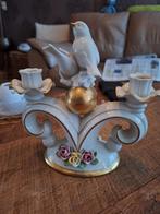 Porseleinen kandelaar antiek dresden, Antiek en Kunst, Ophalen of Verzenden