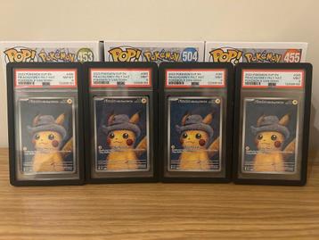 Pikachu van gogh psa 8 en psa 9 beschikbaar voor biedingen