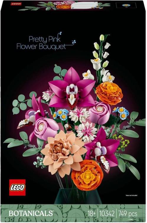 LEGO 10342 Botanical Collection Roze Boeket, Kinderen en Baby's, Speelgoed | Duplo en Lego, Nieuw, Lego, Complete set, Ophalen of Verzenden