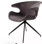 Zuiver Mia Eetkamerstoel - Grijs, Huis en Inrichting, Stoelen, Gebruikt, Ophalen of Verzenden, Vijf, Zes of meer stoelen, Stof