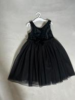 Feestjurk zwarte galajurk 116, Kinderen en Baby's, Kinderkleding | Maat 116, Ophalen of Verzenden, Zo goed als nieuw, Meisje, Jurk of Rok