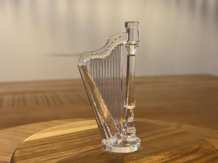 Swarovski beeldje harp, Antiek en Kunst, Kunst | Beelden en Houtsnijwerken, Ophalen of Verzenden