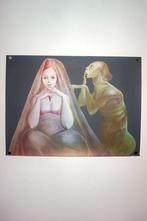 Leonor Fini 'The voice of evil' - 'La voix du mal' 1976, Antiek en Kunst, Ophalen of Verzenden