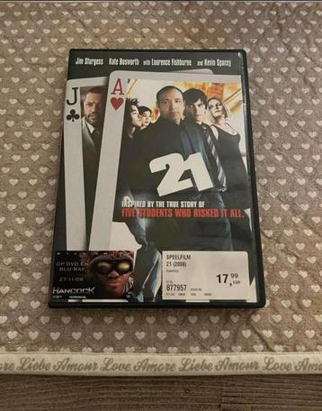 DVD: 21 - Met Jim Sturgess & Kevin Spacey beschikbaar voor biedingen