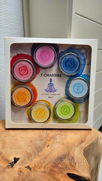 7 Chakra Geurkaarsen - Absolu Chic beschikbaar voor biedingen