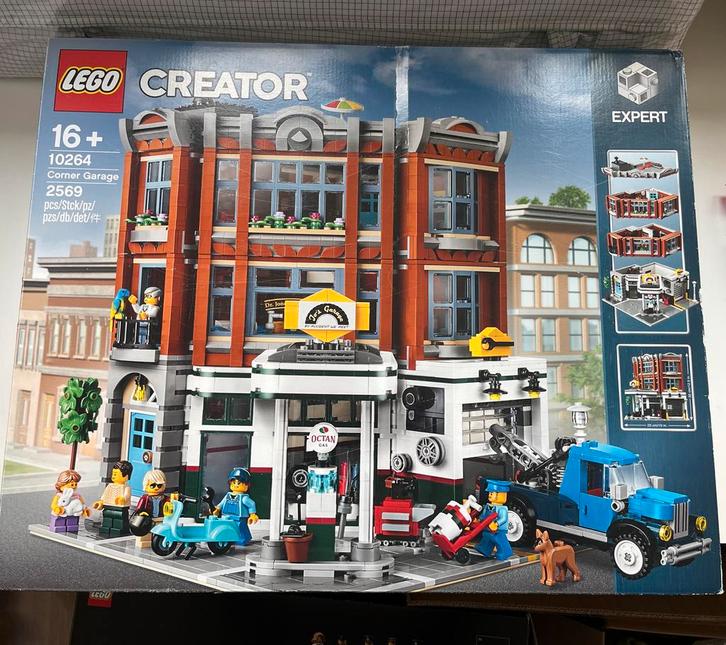 Lego Creator Corner Garage 10264, Kinderen en Baby's, Speelgoed | Duplo en Lego, Zo goed als nieuw, Lego, Complete set, Ophalen of Verzenden