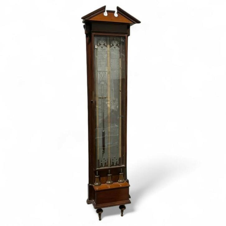 Bakbarometer, F. Bazerga Rotterdam ca. 1800, Audio, Tv en Foto, Weerstations en Barometers, Gebruikt, Barometer, Ophalen of Verzenden