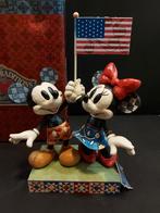 Jim Shore Disney Traditions Mickey Mouse USA beeld, Ophalen, Mickey Mouse, Zo goed als nieuw, Beeldje of Figuurtje