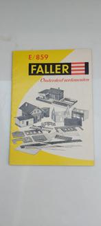 Faller E/859 Onderdeel-sortimenten, Overige merken, Gebruikt, Gelijkstroom of Wisselstroom, Analoog
