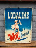 Vintage Lodaline Reclamebord, Verzamelen, Reclamebord, Gebruikt, ., Ophalen of Verzenden