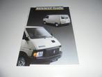 brochure Renault Trafic  1988, Boeken, Auto's | Folders en Tijdschriften, Verzenden, Zo goed als nieuw, Overige merken