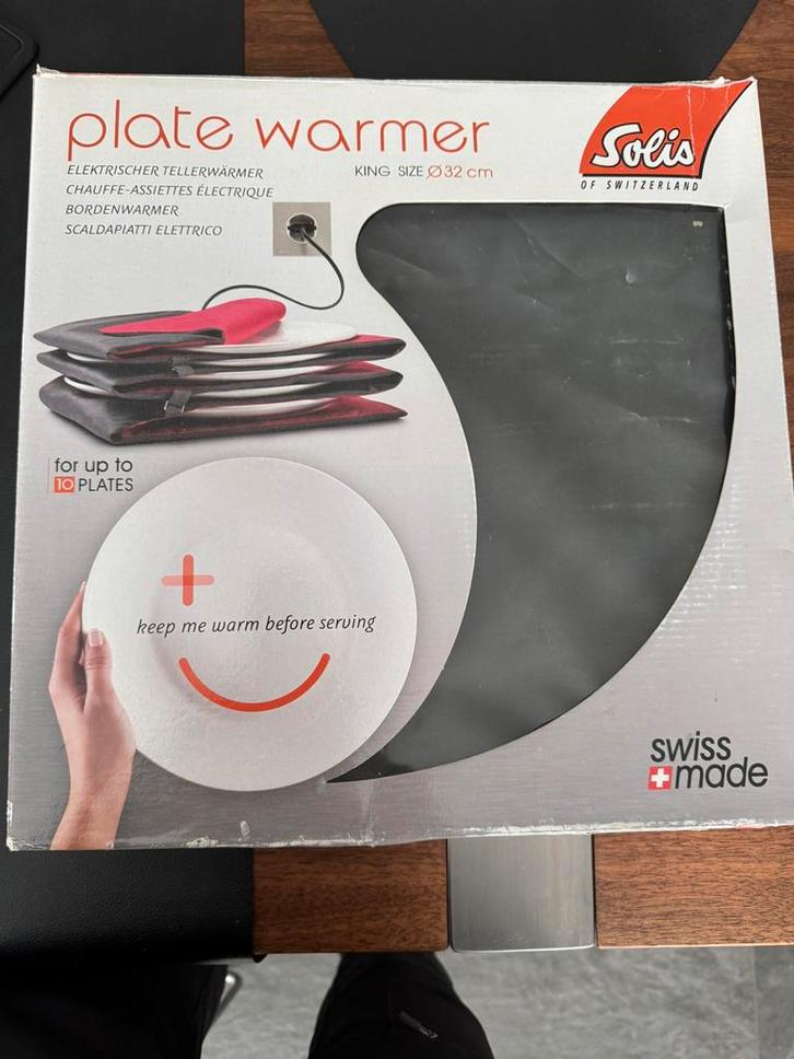 Solis bordenwarmer in doos voor 10 grote borden, Huis en Inrichting, Keuken | Keukenbenodigdheden, Zo goed als nieuw, Ophalen of Verzenden