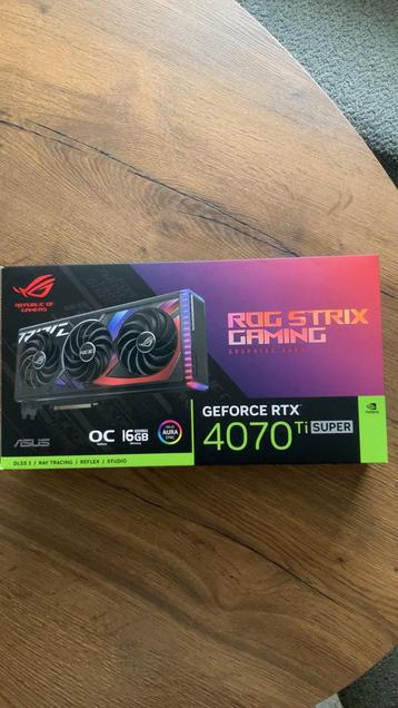 ASUS RTX 4070 Ti SUPER ROG STRIX 16GB videokaart beschikbaar voor biedingen