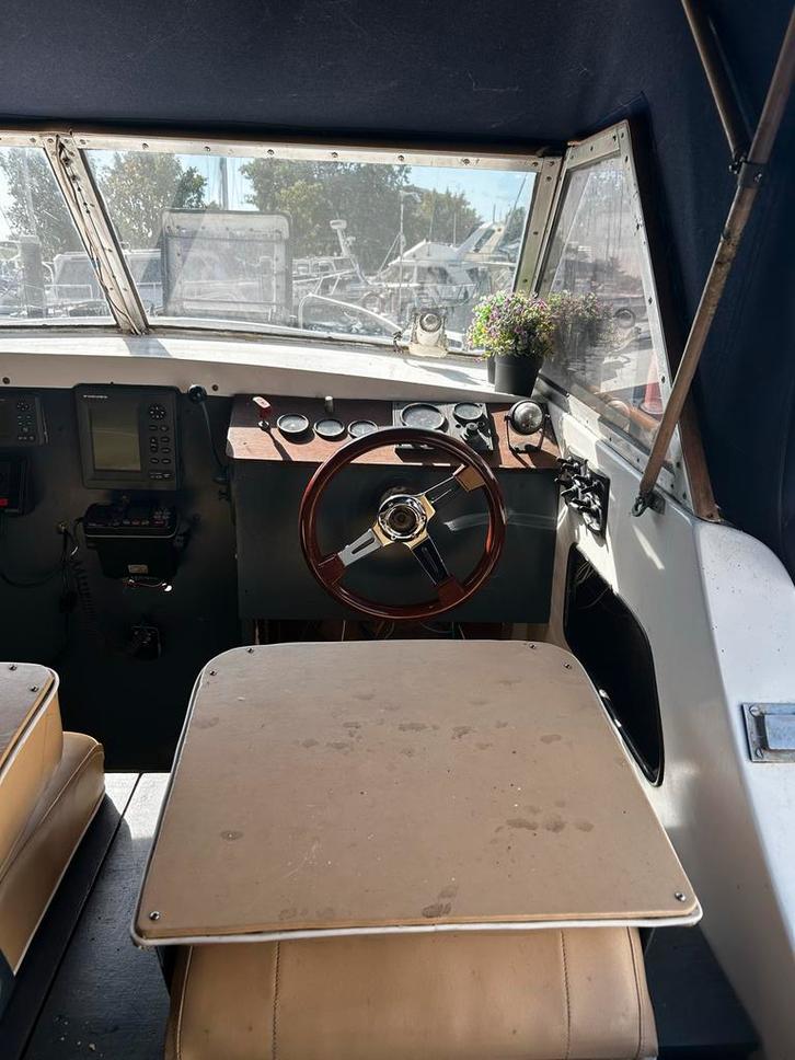 Nidelv 24 Motorboot, Watersport en Boten, Motorboten en Motorjachten, Gebruikt, Polyester, 6 tot 9 meter, Diesel, Binnenboordmotor