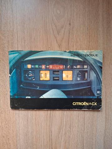 Instructieboekje Citroën CX. beschikbaar voor biedingen