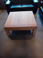 Eiken salontafel 100x100 cm, Huis en Inrichting, Tafels | Salontafels, Ophalen, Gebruikt, Vierkant, Eikenhout