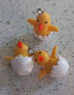 Kuikentjes bedel "nieuw", Hobby en Vrije tijd, Kralen en Sieraden maken, Ophalen of Verzenden, Nieuw, Bedel