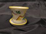 Art Deco Nouveau Rosenthal Bavaria Bloempotje met schoteltje, Tuin en Terras, Bloempotten, Ophalen, Gebruikt, Rond, Binnen