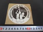 sticker korfbal DOS asten--heusden opgericht 13-1--1963, Ophalen, Zo goed als nieuw