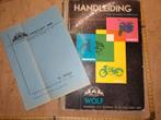 Handleiding voor de handel in onderdelen Wolf Rotterdam, Fietsen en Brommers, Ophalen of Verzenden, Gebruikt