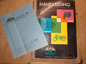 Handleiding voor de handel in onderdelen Wolf Rotterdam  beschikbaar voor biedingen