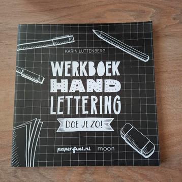 Karin Luttenberg - Werkboek handlettering doe je zo! beschikbaar voor biedingen