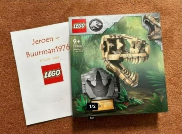 Lego 76964 Dinosaurusfossielen: T. rex schedel (NIEUW&MISB), Kinderen en Baby's, Speelgoed | Duplo en Lego, Nieuw, Lego, Complete set