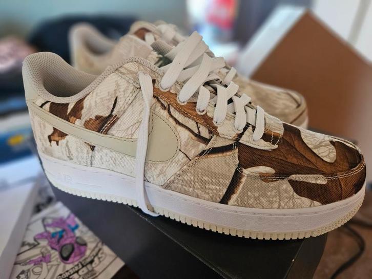 Nike Air Force 1 "Realtree Camo" 44, Kleding | Heren, Schoenen, Zo goed als nieuw, Sneakers of Gympen, Bruin, Ophalen of Verzenden