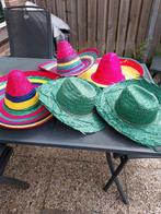 5x Mexicaanse sombrero / strohoed, Ophalen of Verzenden, Nieuw, Carnaval, Accessoires