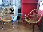 Rohe vintage rotan tuinset, jaren '50/'60, Ophalen