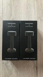 Led touch lampen zwart 2 st, Huis en Inrichting, Lampen | Tafellampen, Ophalen of Verzenden, Zo goed als nieuw, Minder dan 50 cm