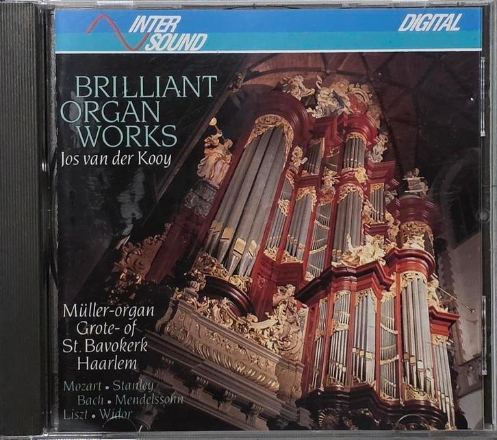 Brilliant Organ Works - Jos van der Kooy CD, Cd's en Dvd's, Cd's | Klassiek, Gebruikt, Overige typen, Romantiek, Ophalen of Verzenden