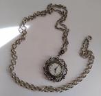 zilveren KETTING 84 cm, met HORLOGE van Bijoux Philipp, Sieraden, Tassen en Uiterlijk, Antieke sieraden, Ophalen of Verzenden