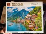 Puzzel 1000 stukjes - Hallstätter See, Oostenrijk, Hobby en Vrije tijd, Denksport en Puzzels, Ophalen of Verzenden, 500 t/m 1500 stukjes