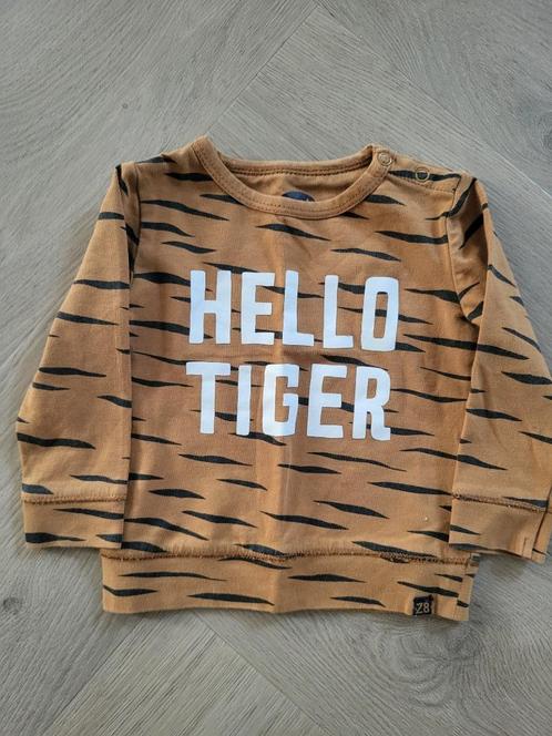 Nieuw (1x kort aan gehad) shirtje van Z8 Hello Tiger maat 56, Kinderen en Baby's, Babykleding | Maat 56, Nieuw, Jongetje, Truitje of Vestje
