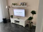 Tv meubel en plank wit hoogglans, Minder dan 100 cm, Gebruikt, Ophalen of Verzenden