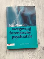 T.E. Stikker - Handboek Wetgeving Forensische Psychiatrie, Boeken, Ophalen of Verzenden, Zo goed als nieuw, T.E. Stikker