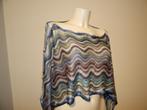 Missoni poncho shawl kleurrijk golvend breisel gladde stof, Kleding | Dames, Missoni, Verzenden, Gedragen, Sjaal