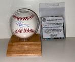Darryl Strawbarry gesigneerde bal in ballcase, Sport en Fitness, Honkbal en Softbal, Ophalen, Zo goed als nieuw, Honkbal, Bal