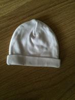 Wit babymutsje muts neutraal witte mutsje babykleding unisex, Verzenden, Nieuw, Jongetje of Meisje, Muts
