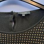 Claudia Strater trui met goudkleurige hokjes print 40 43984, Maat 38/40 (M), ., Zwart, Ophalen of Verzenden
