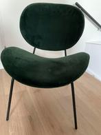 Loungestoel velvet donkergroen, Ophalen, Overige kleuren, Zo goed als nieuw, Eén