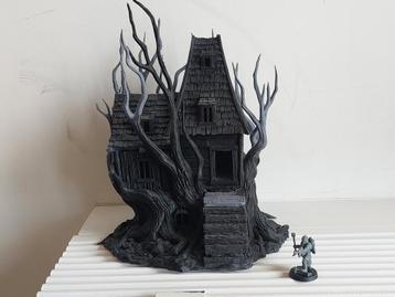 3d printed house in the woods terrain beschikbaar voor biedingen