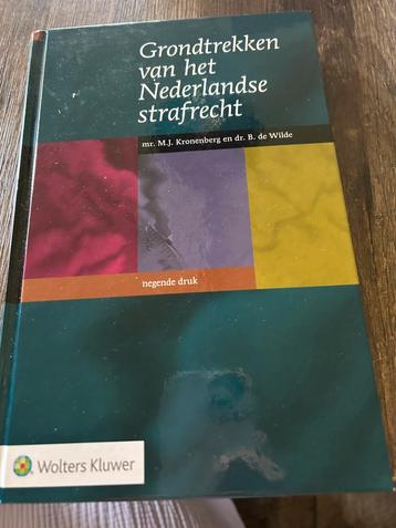 Grondtrekken van het Nederlandse strafrecht beschikbaar voor biedingen