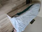 Bed uitschuifbare, Huis en Inrichting, Ophalen, Verstelbaar, Wit, Tweepersoons